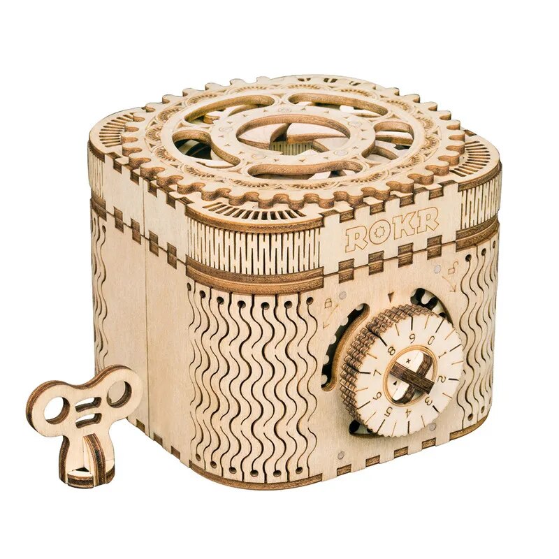 Mystery - Treasure Box - Wooden 3D Puzzle Kit