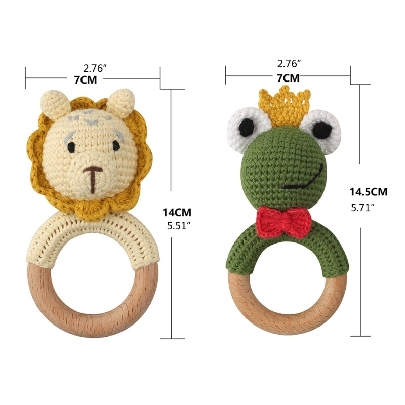 Crochet Baby Rattles and Teethers