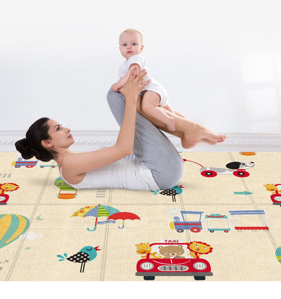 Baby Play Mat - Double-sided Foldable