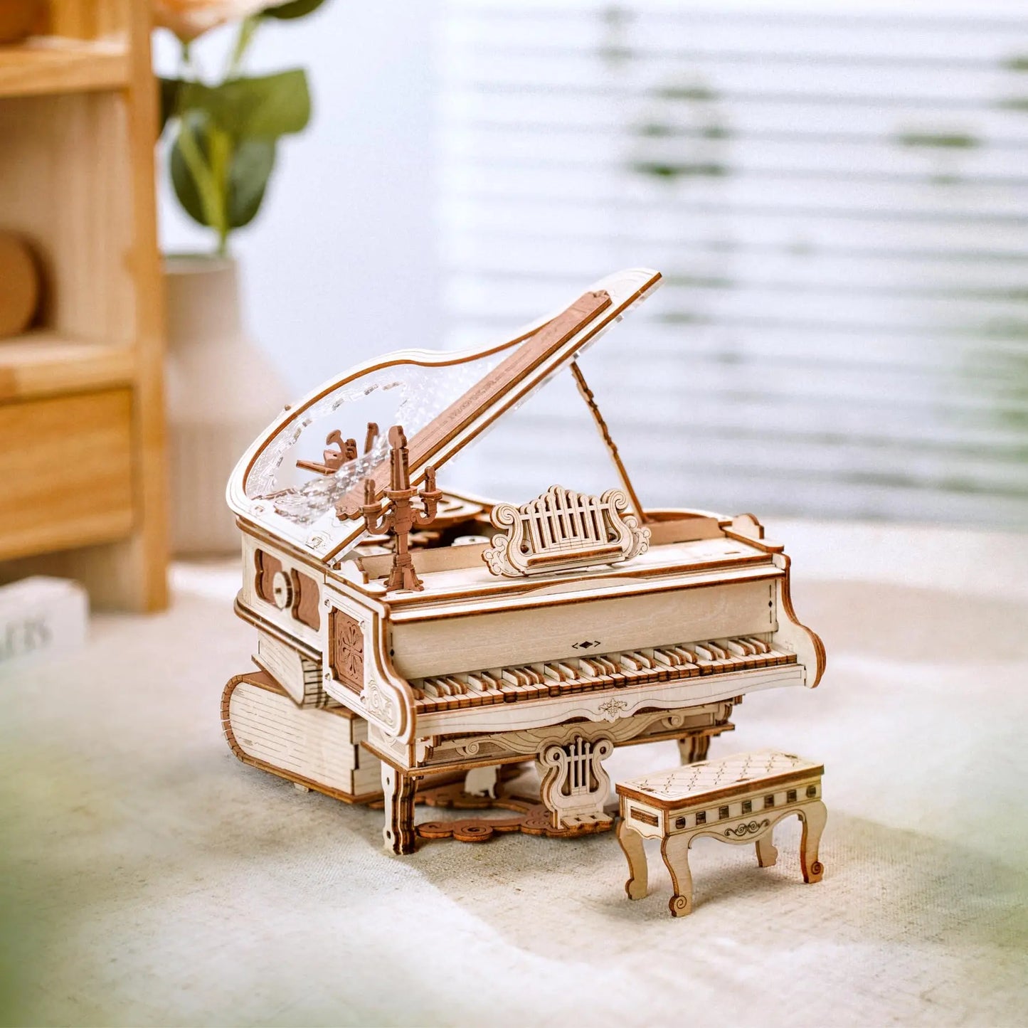 Magic Piano - Wooden 3D Puzzle with Music Box