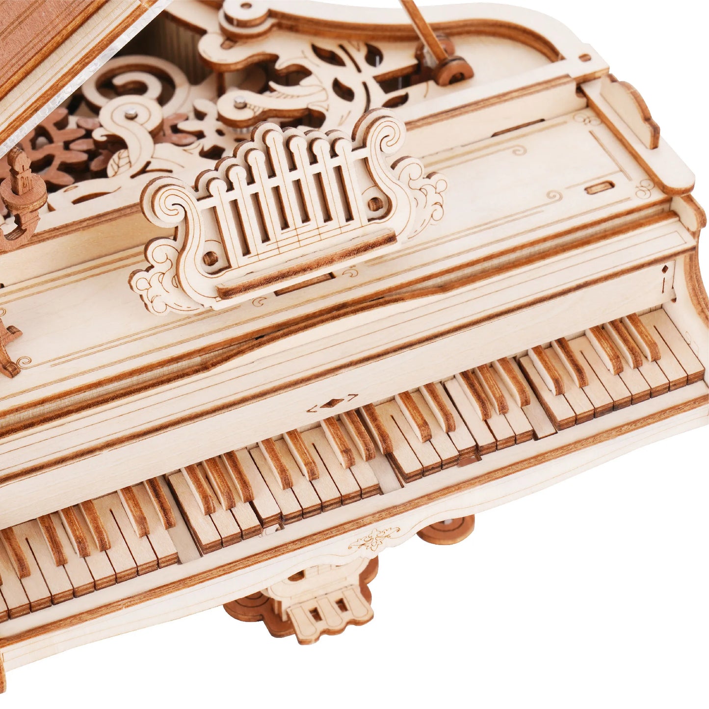 Magic Piano - Wooden 3D Puzzle with Music Box