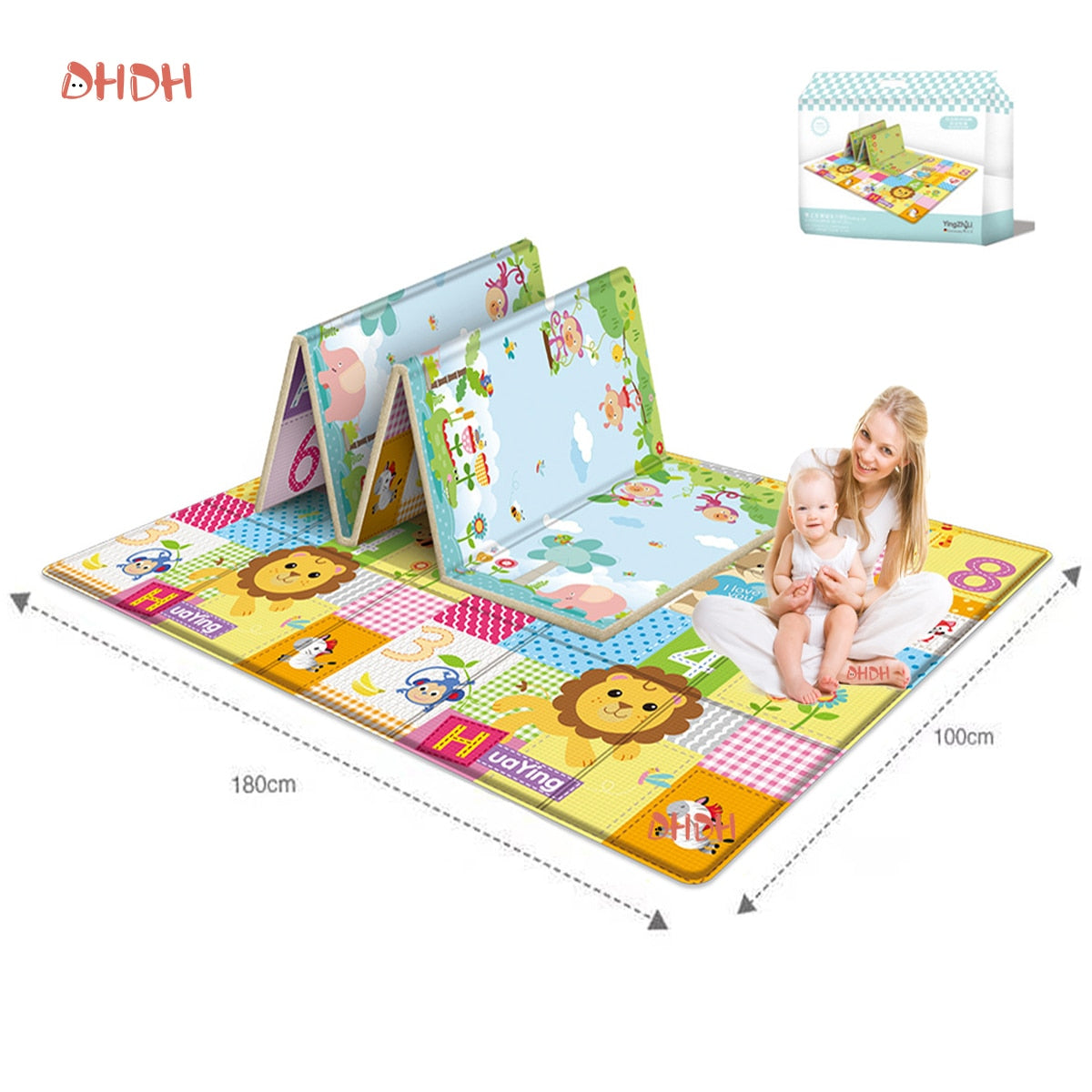 Baby Play Mat - Double-sided Foldable