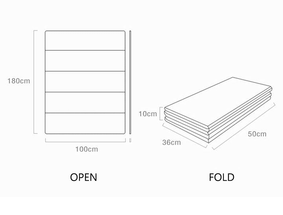 Baby Play Mat - Double-sided Foldable