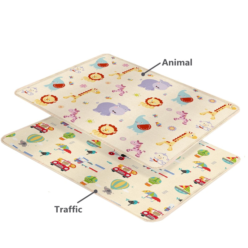 Baby Play Mat - Double-sided Foldable