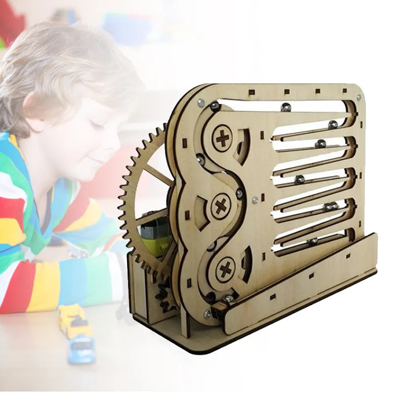 Motorized Marble Run 3D Wooden Puzzle Kits