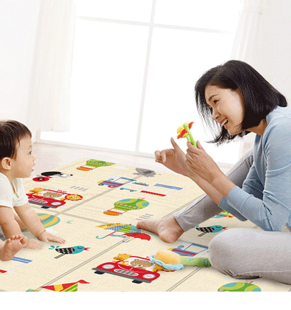 Baby Play Mat - Double-sided Foldable